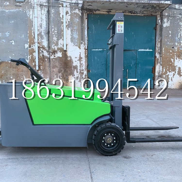 青州市小型电动叉车1吨2吨步行站驾式电瓶堆高充电装卸车液压升降车铲车